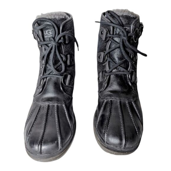 UGG Cecile Lace-Up Waterproof Ankle Boot Size 9 - Picture 4 of 9